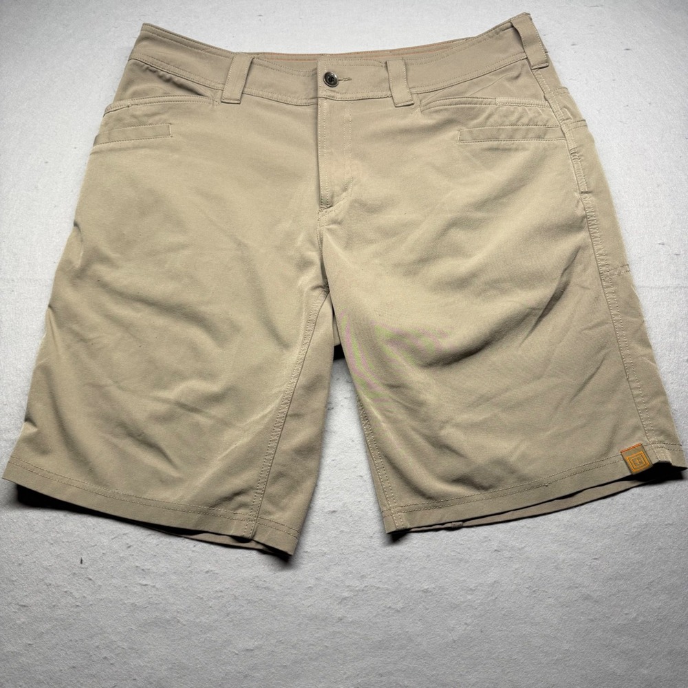 5.11 Tactical Apex Shorts Mens 36 Khaki Tan Cargo Utility Hiking Outdoor 0112